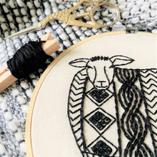 Load image into Gallery viewer, Sweater Weather Sheep Embroidery Kit