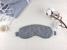 Load image into Gallery viewer, Therapeutic Lavender Eye Mask - Grey