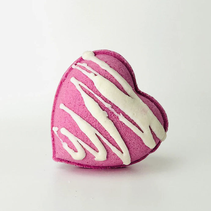 Black Cherry Merlot Heart Bath Bomb