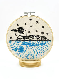 Loon Embroidery Kit