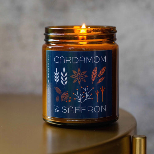 Cardamom and Saffron Candle