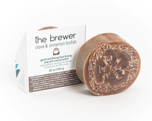 The Brewer - Cocoa & Clove Loofah Soap