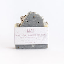 Load image into Gallery viewer, Charcoal Lavender Soap Bar